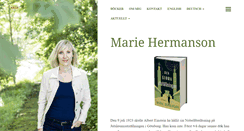 Desktop Screenshot of mariehermanson.se